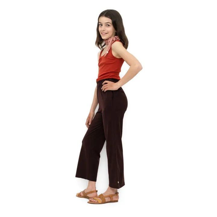 Minimalisma T-Shirt en Soie Hello | Rouge