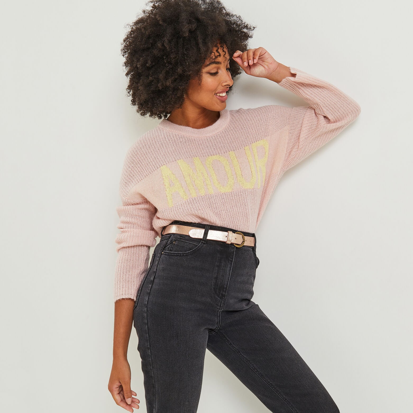 Pull loose femme