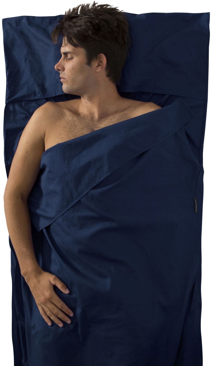 Sea to Summit Premium Cotton Travel Liner Traveller Reiseschlafsack Inlett Navy blue