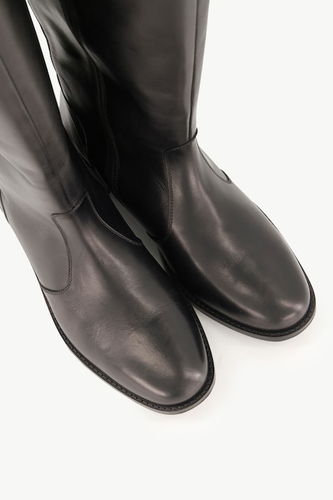 Lederstiefel, XL-Schaft, Weite H
