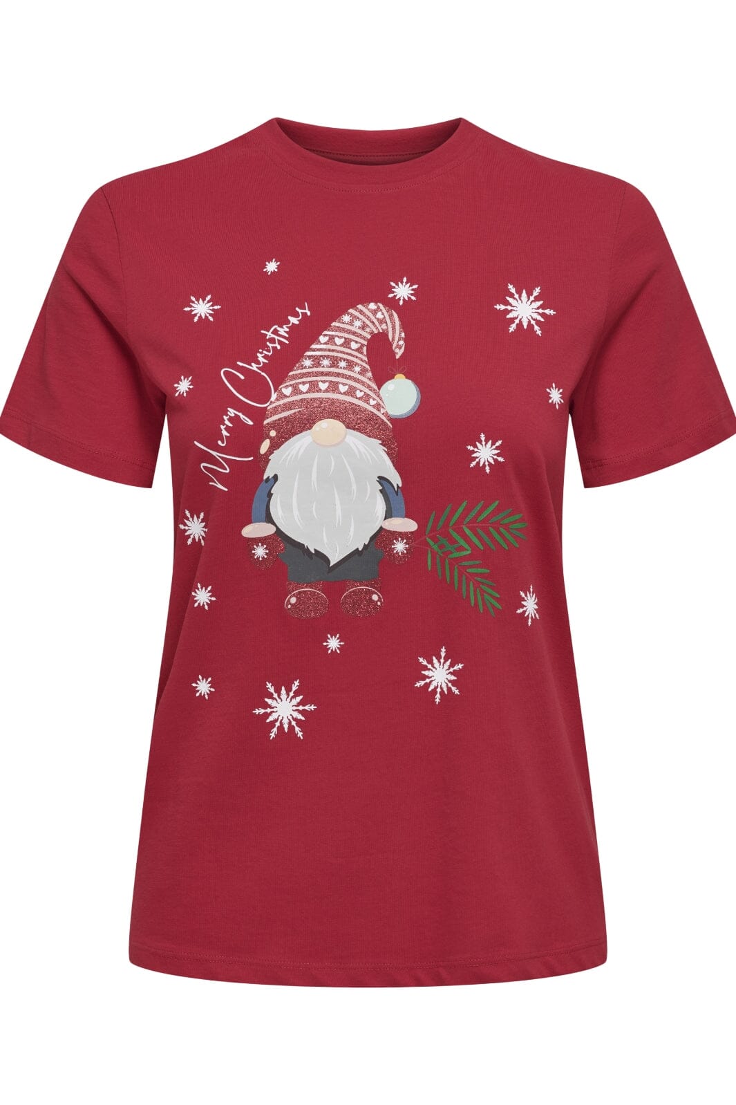 Only Onlxmas Life Yrsa Christmas S/S Top 4579228 urban red hat in eyes