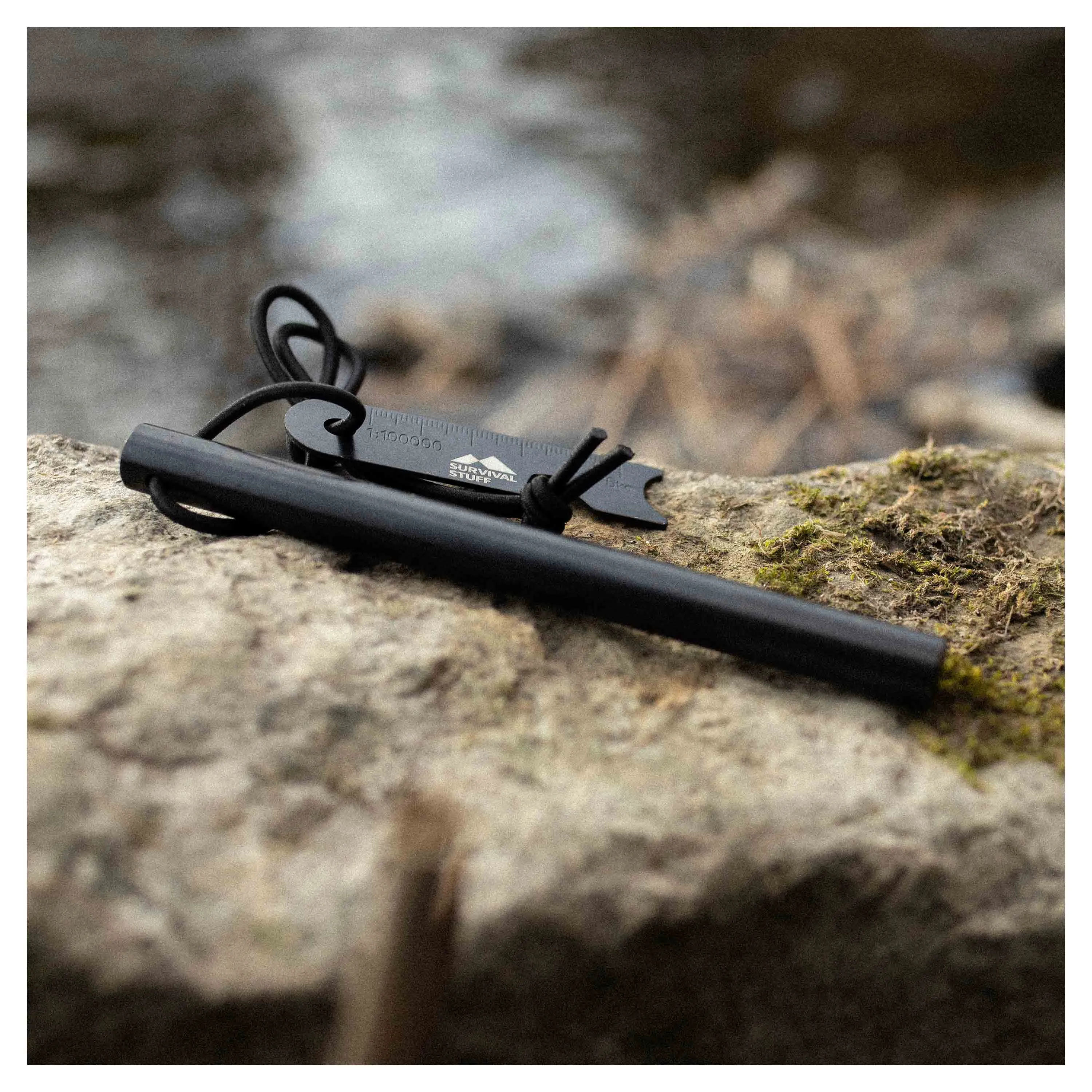 Survival Stuff -  Survival Stuff Feuerstahl Mächtig schwarz