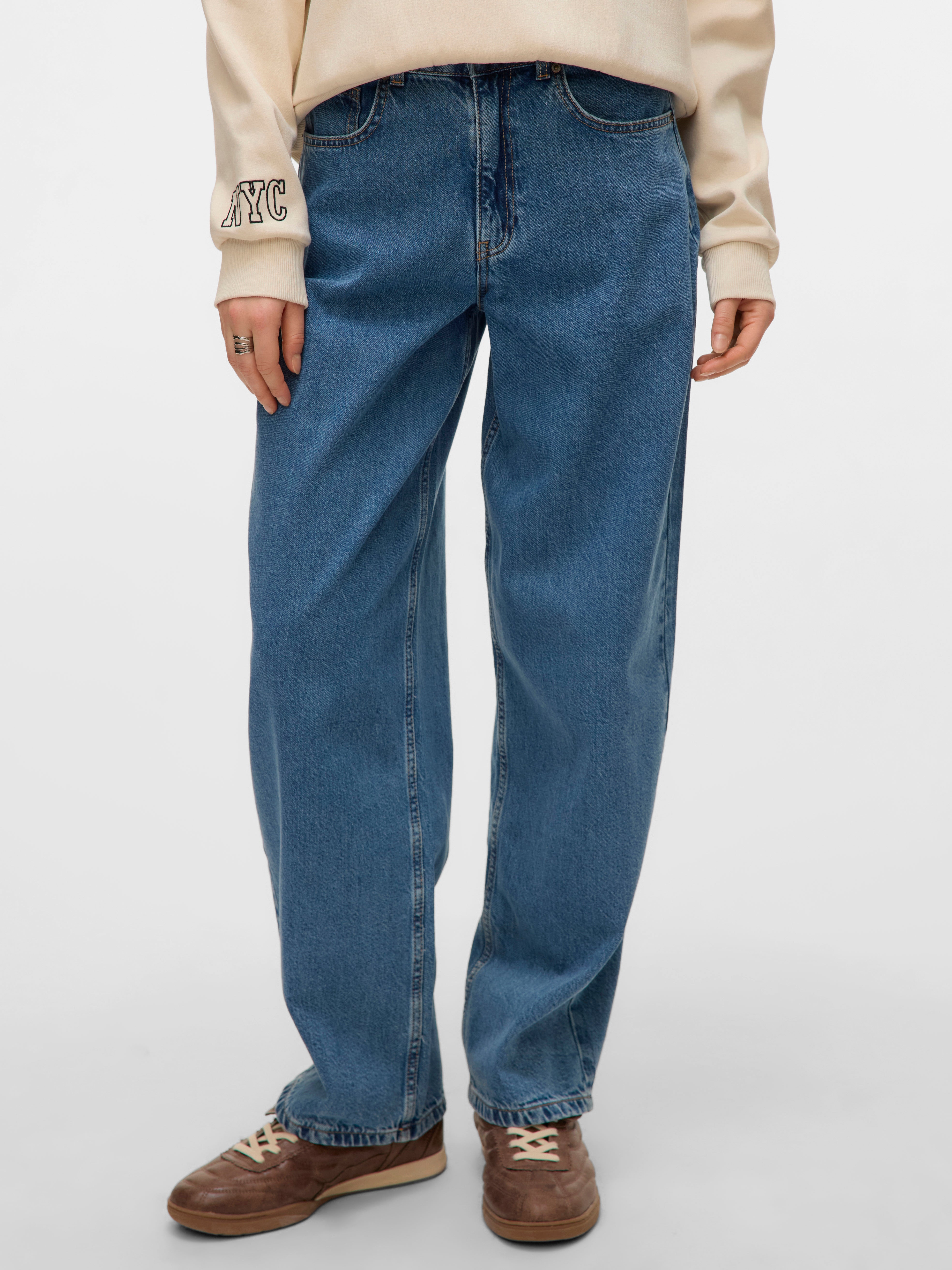 VMESTELLE High rise Barrel fit Jeans