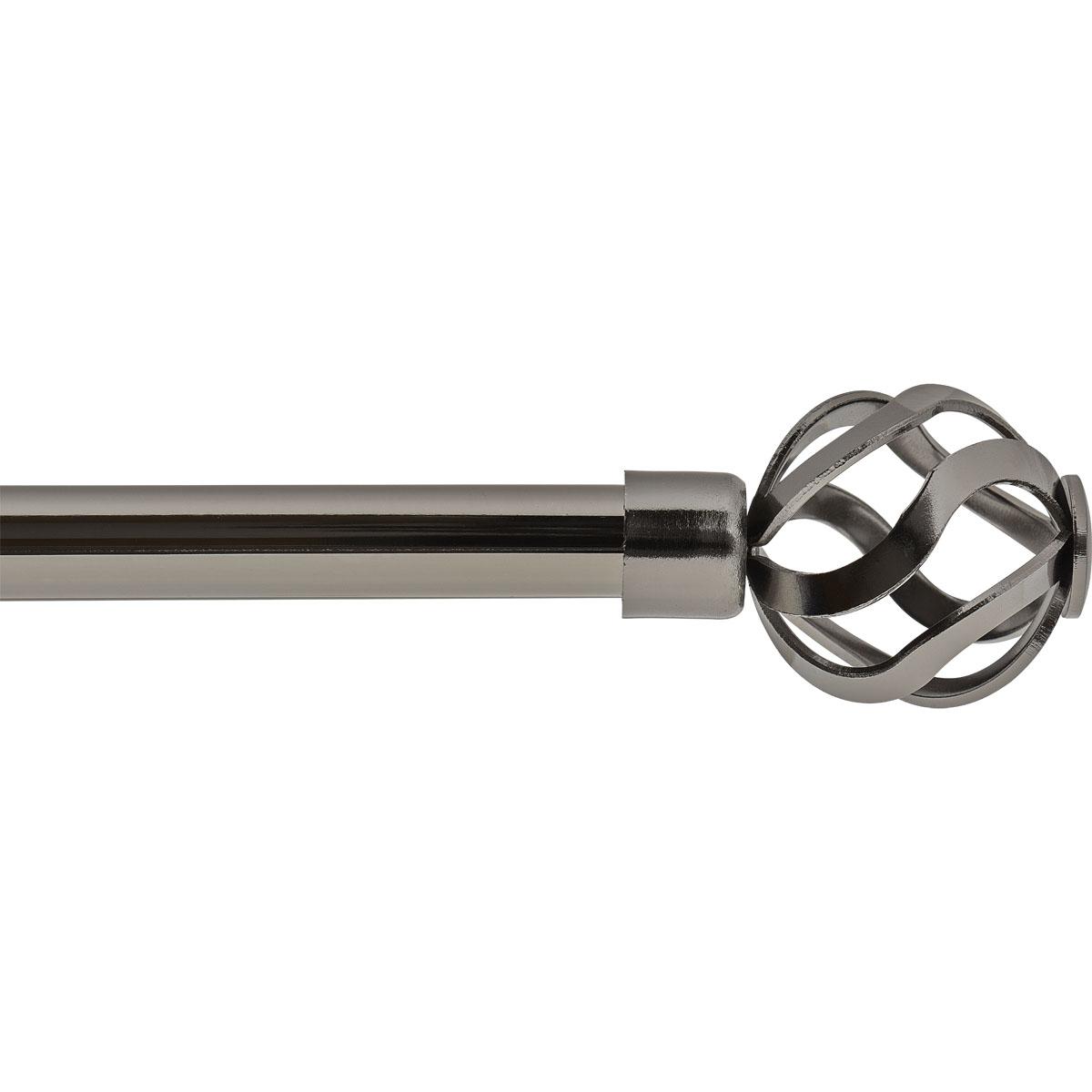 KIT EXT 120 210 CM D16 EMBOUT FLORENCE GRAPHITE