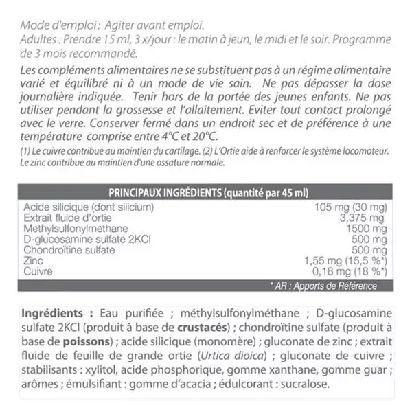 Vitasil Articulasil Silicone + MSM 500ml