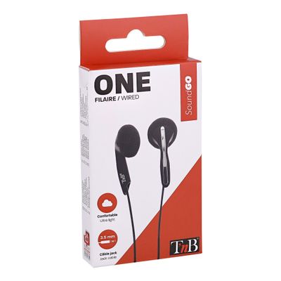 T'nB CS01 - Ecouteurs filaire - intra-auriculaire - noir