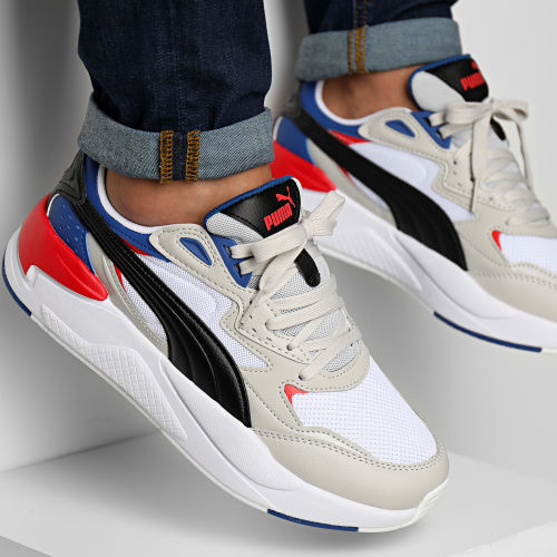 Baskets X-Ray Speed 384638 White Black Gray Limoge Red