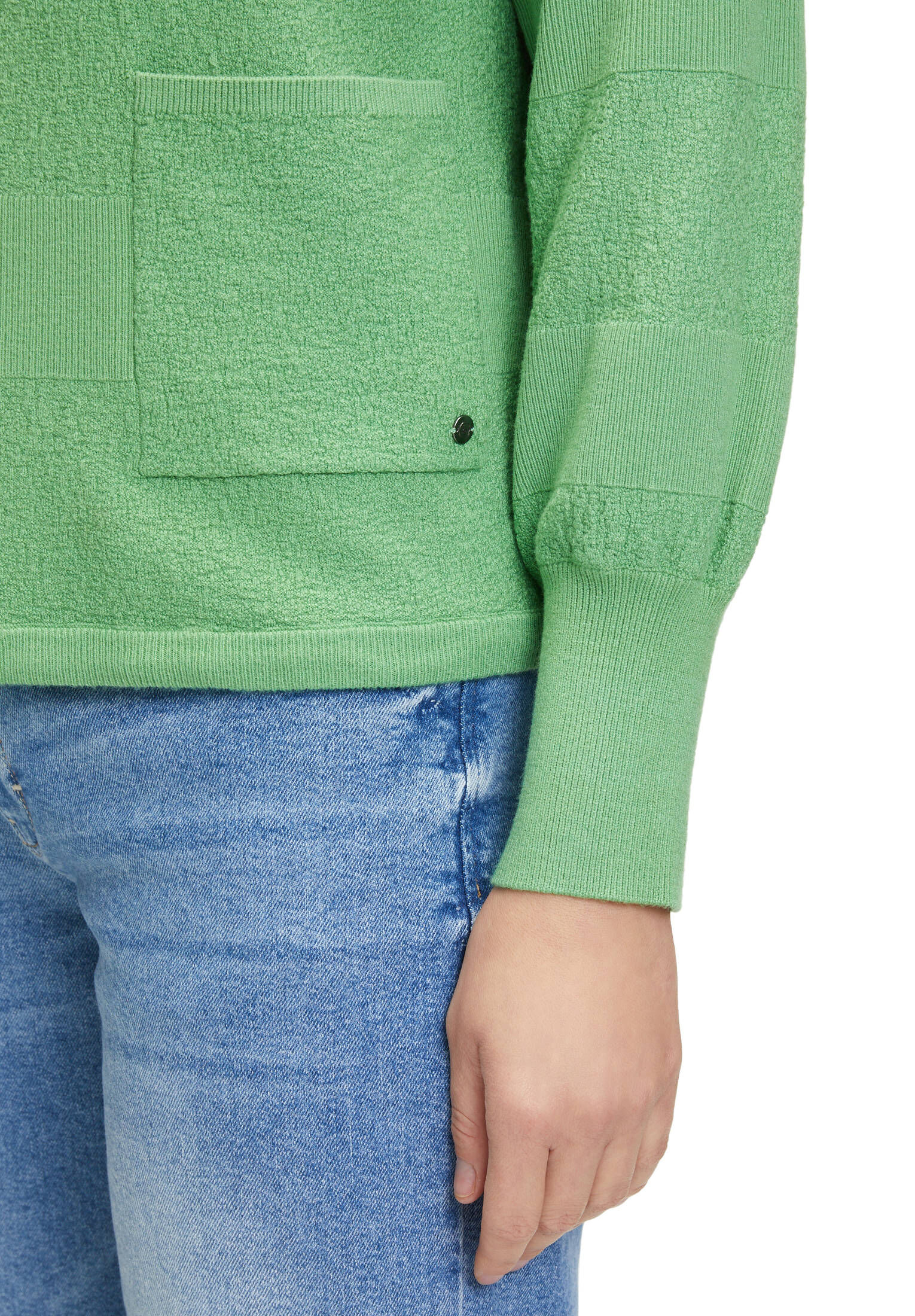 Betty & Co| Damen Strick-Cardigan mit Reißverschluss
