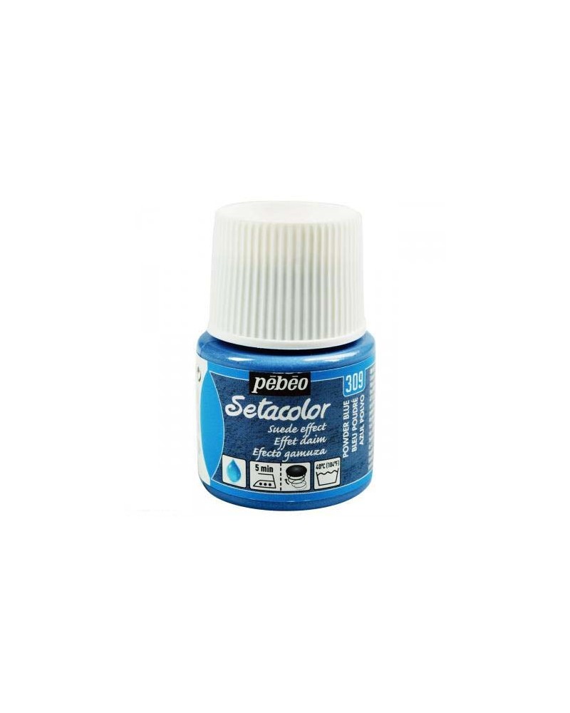 Setacolor effet daim Bleu poudre