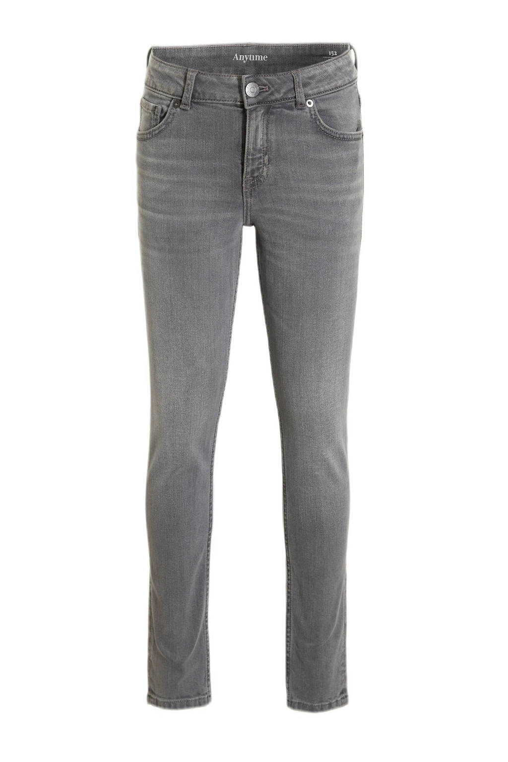 anytime skinny jeans lichtgrijs