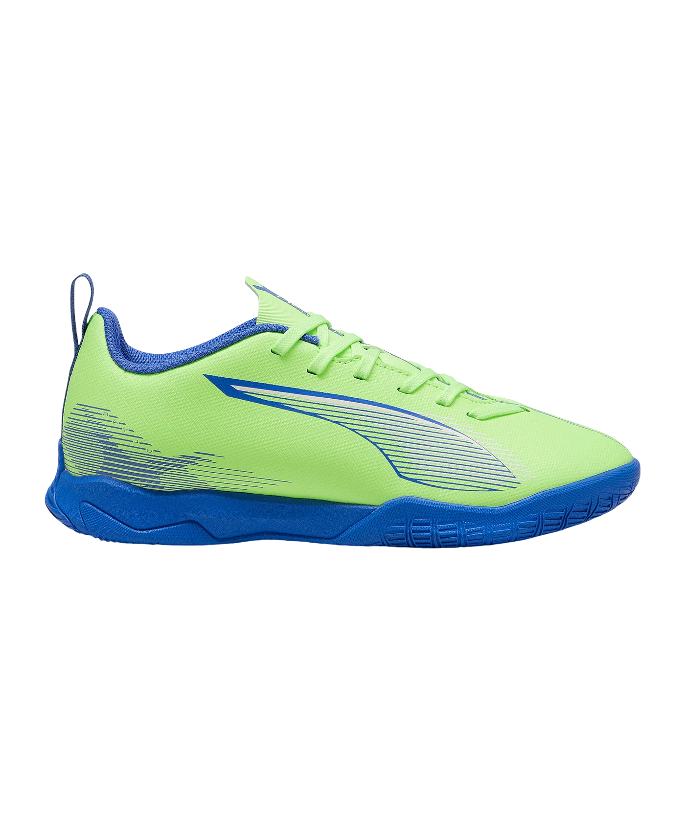 PUMA ULTRA 5 Play IN Lights Out Jr Kids Grün Weiss F03