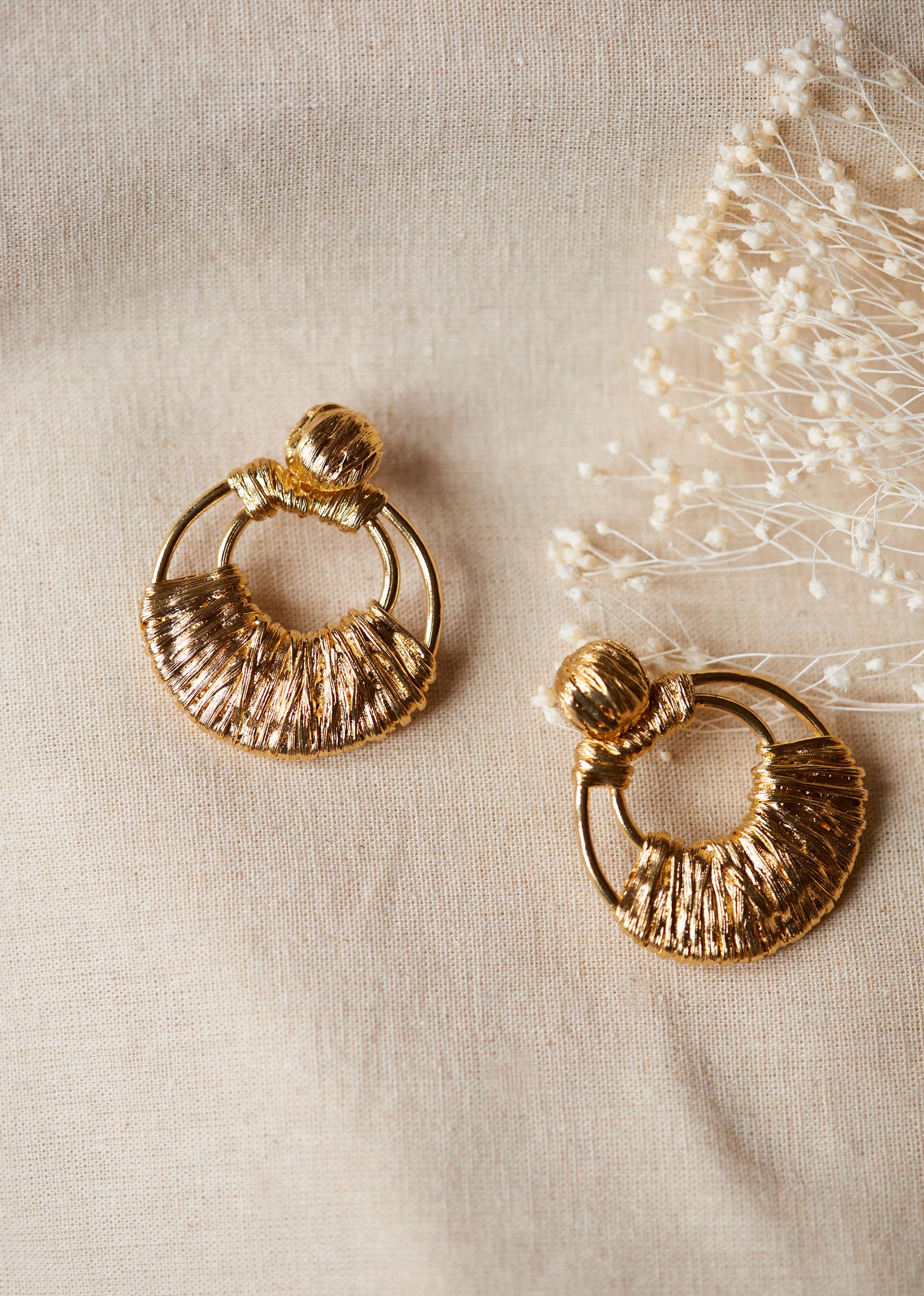 Boucles D'Oreilles Joe - Doré - E-SHOP/BIJOUX Boucles d'Oreilles 5905774