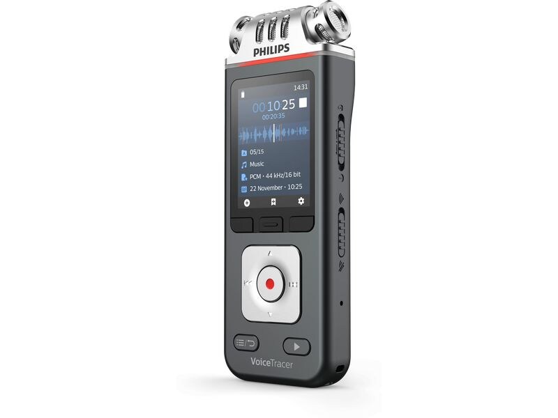 Philips Diktiergerät DVT8115 Mobiles Diktiergerät für 360° - Aufnahmen