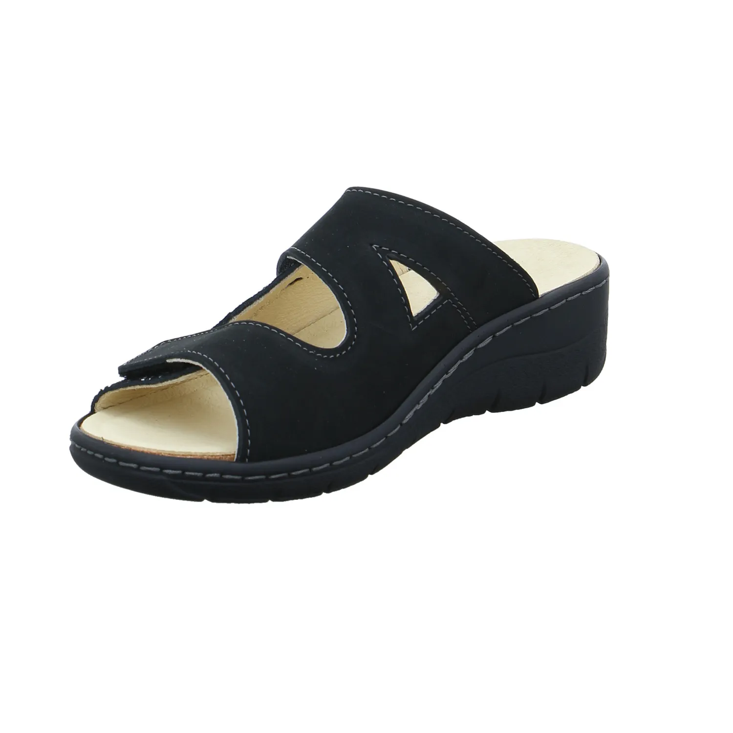 COLLECTION CHRISTA PFAFF Pantolette Schwarz Leder