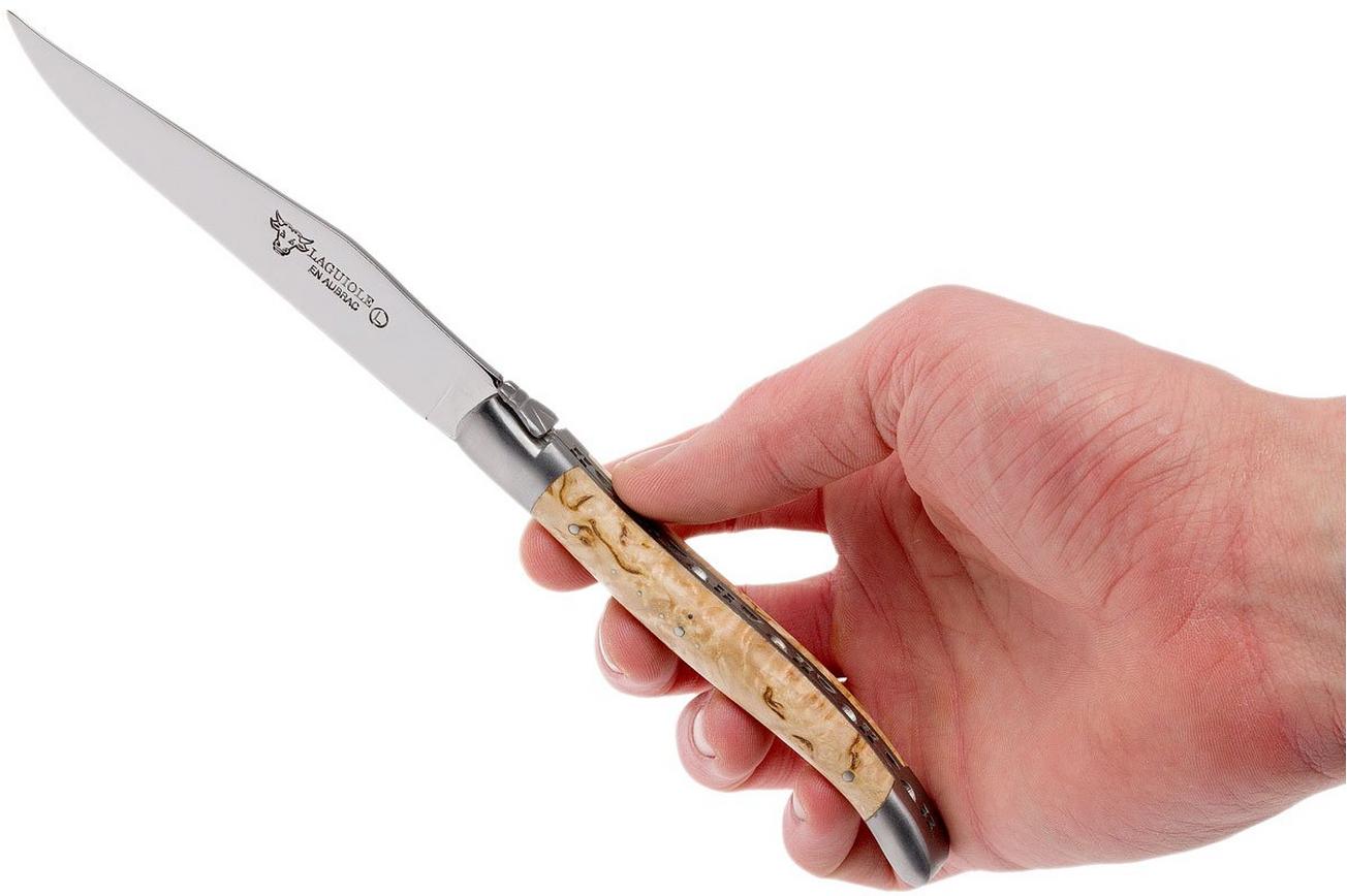 Laguiole en Aubrac steakmessenset 6-delig berkenhout, 62C99BHIH