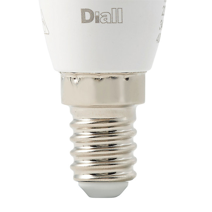 Ampoule LED à filament flamme E14 650lm 4.8W = 51W Ø3.5cm Diall blanc neutre