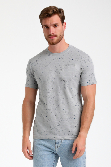 Gabbiano grijze heren t-shirt