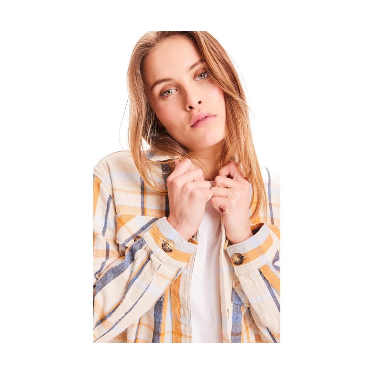 KnowledgeCotton Apparel Lillian Check Overshirt Women
