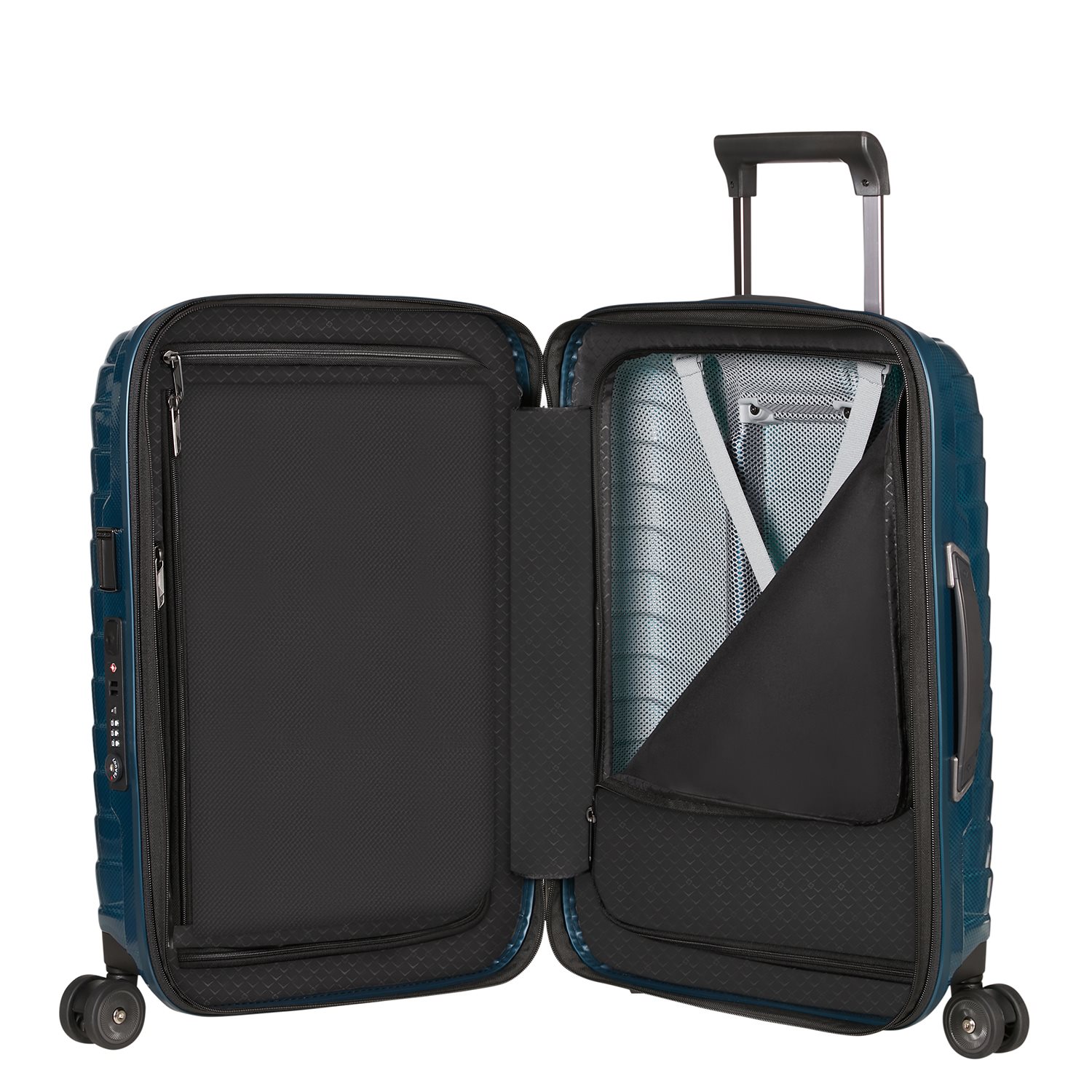 Samsonite Proxis Spinner 55 Expandable petrol blue