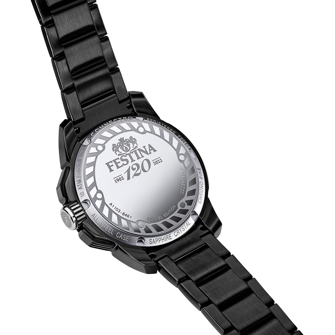 Festina Chrono Bike Connected Hybrid-Smartwatch Schwarz / Grün