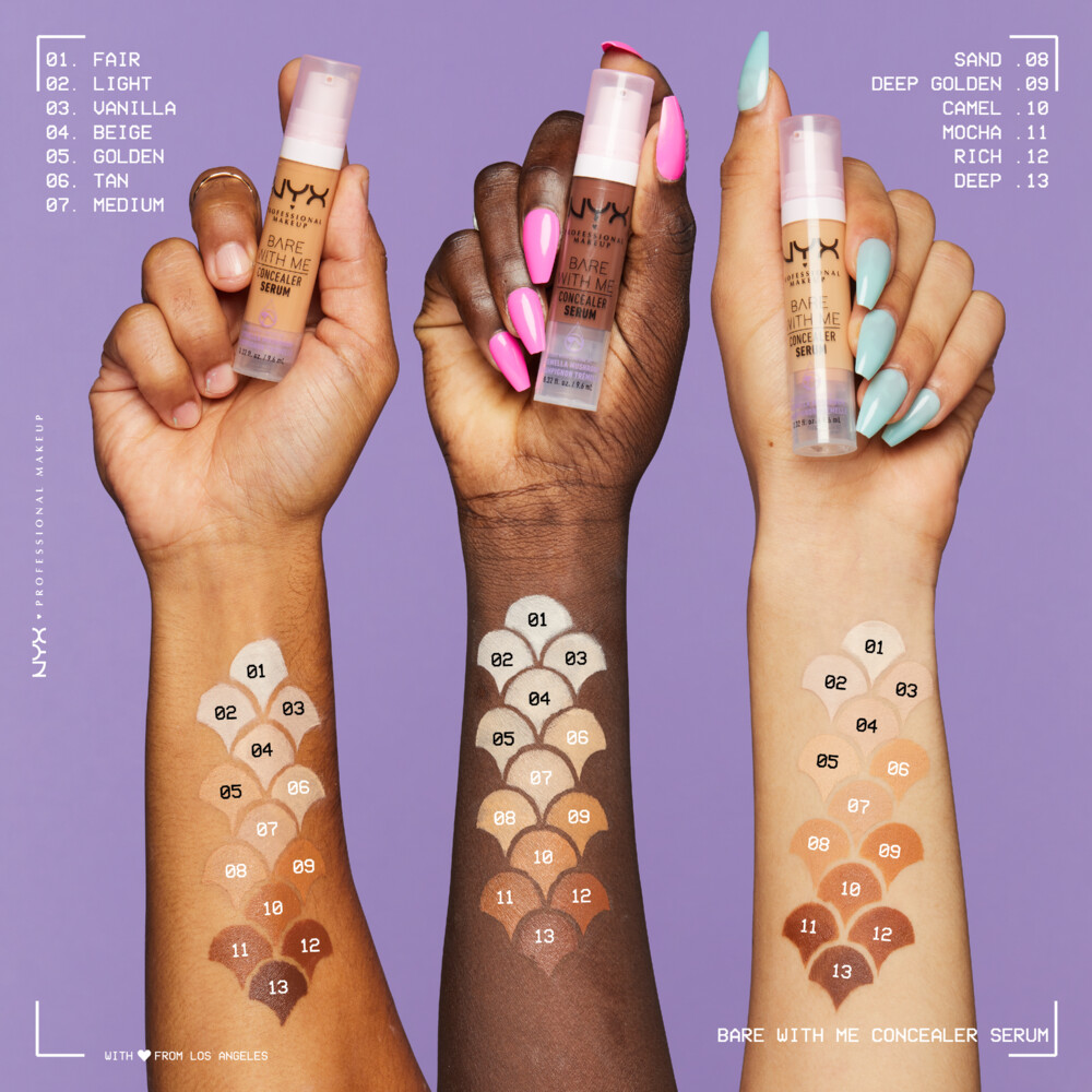 NYX Bare With Me Concealer Serum Sand9.6 ml