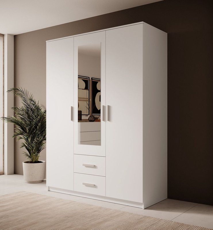 Meubella - Kledingkast Tyko - Wit - 150 cm