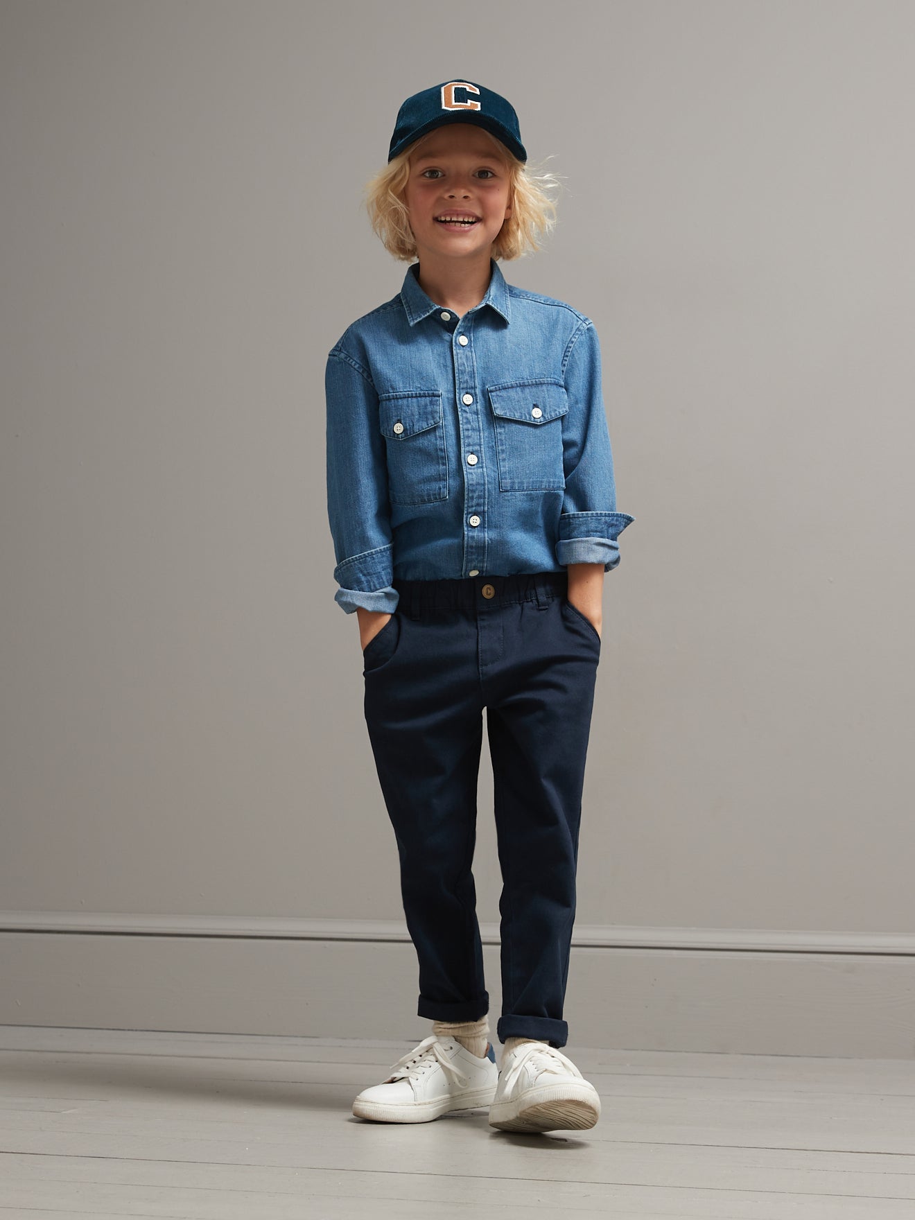 Pantalon Garçon taille élastiquée