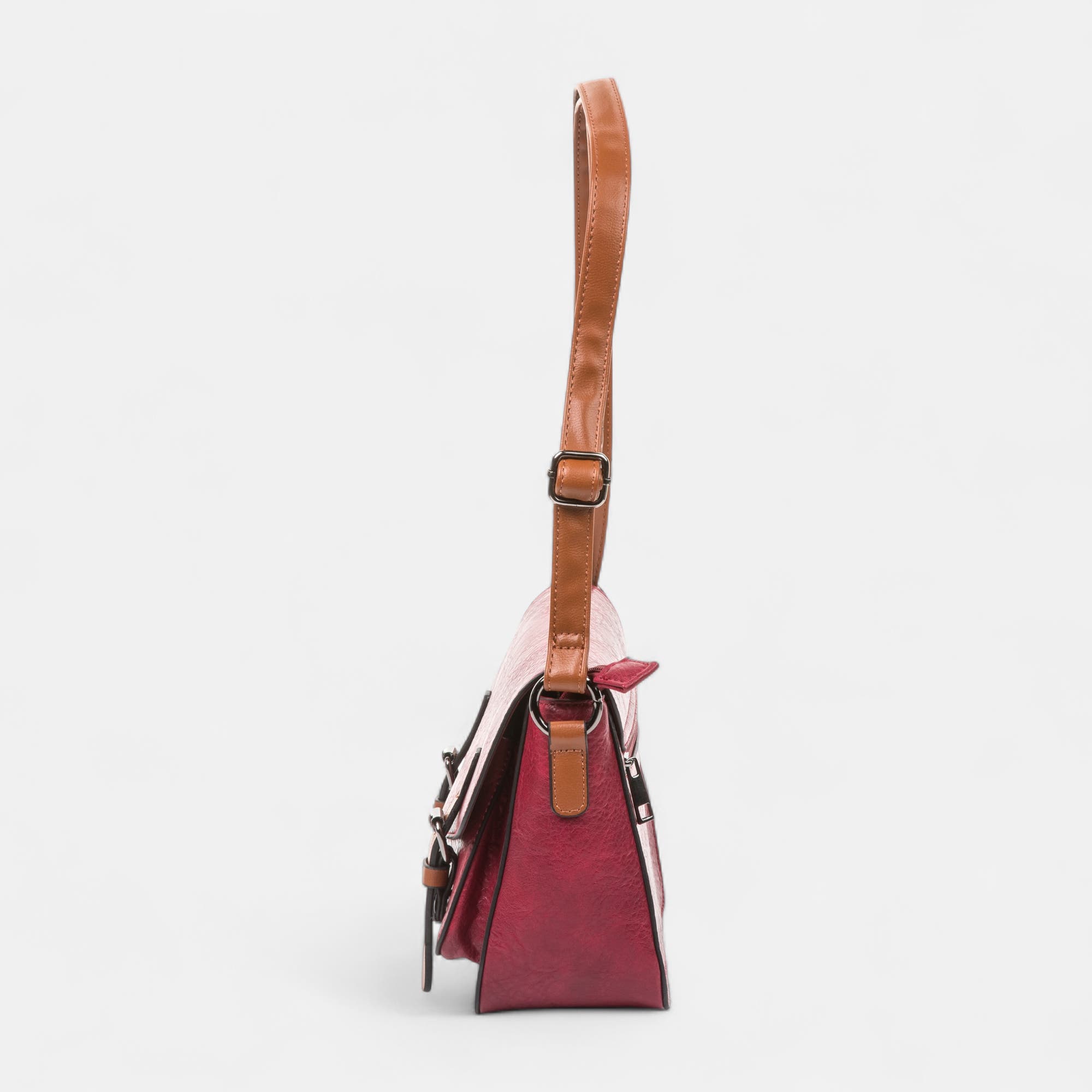 Sac bandoulière bordeaux