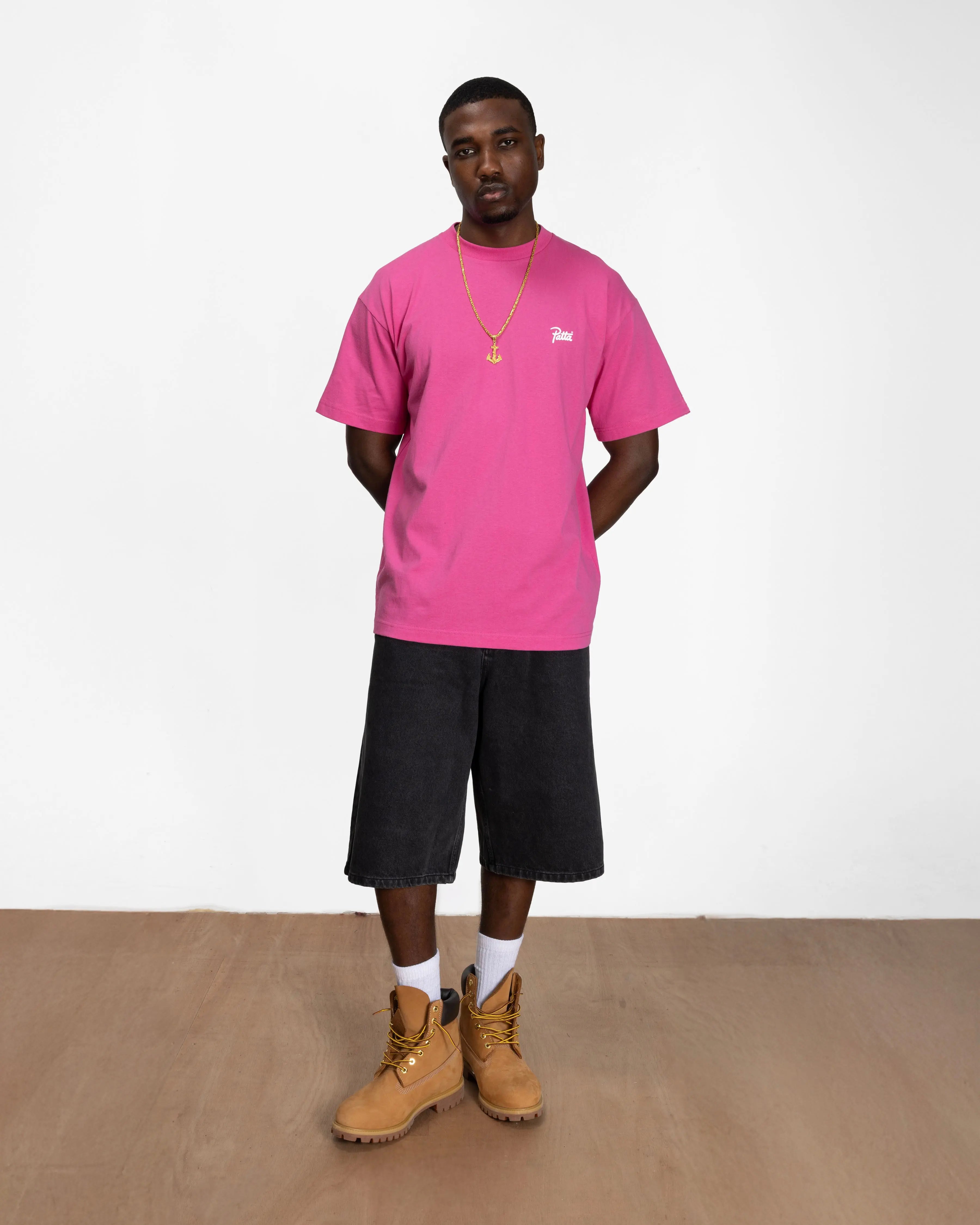 Patta Protect Yourself T-Shirt (Ibis Rose)