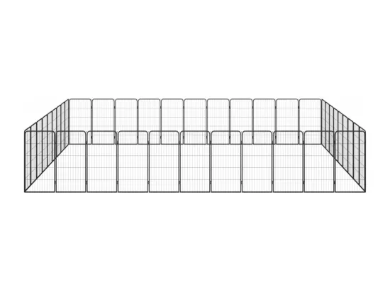 Parc pour chien 40 noire 550 x 450 x 100 cm 02_0043643