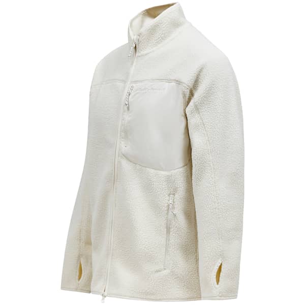 Veste polaire PEAK PERFORMANCE M PILE ZIP JACKET VINTAGE WHITE