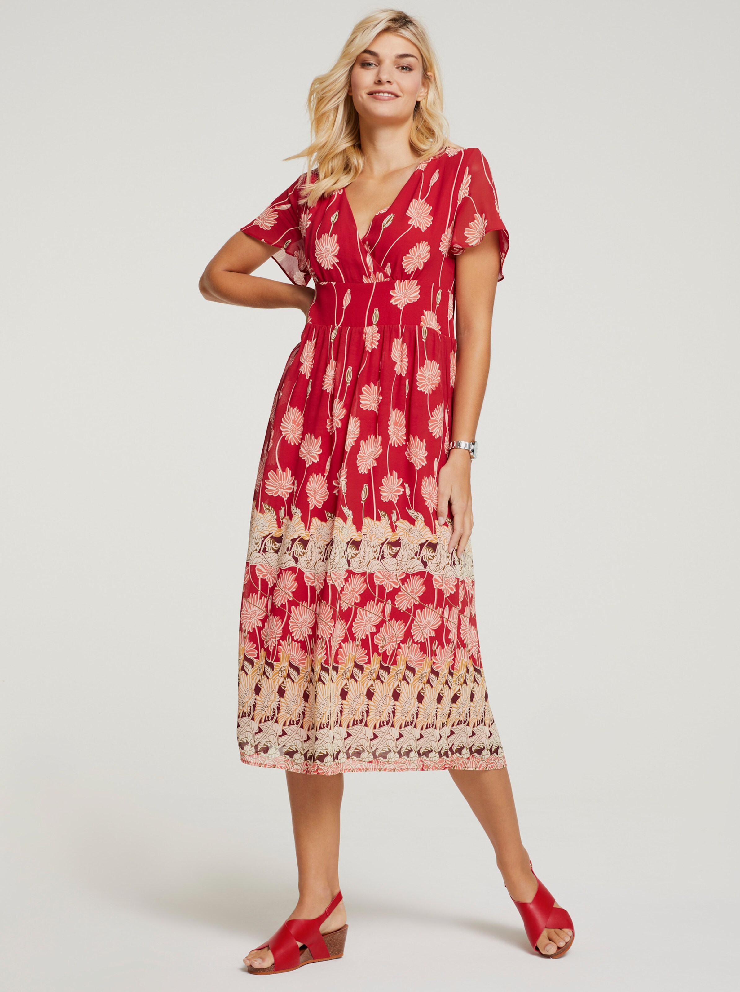 Druck-Kleid