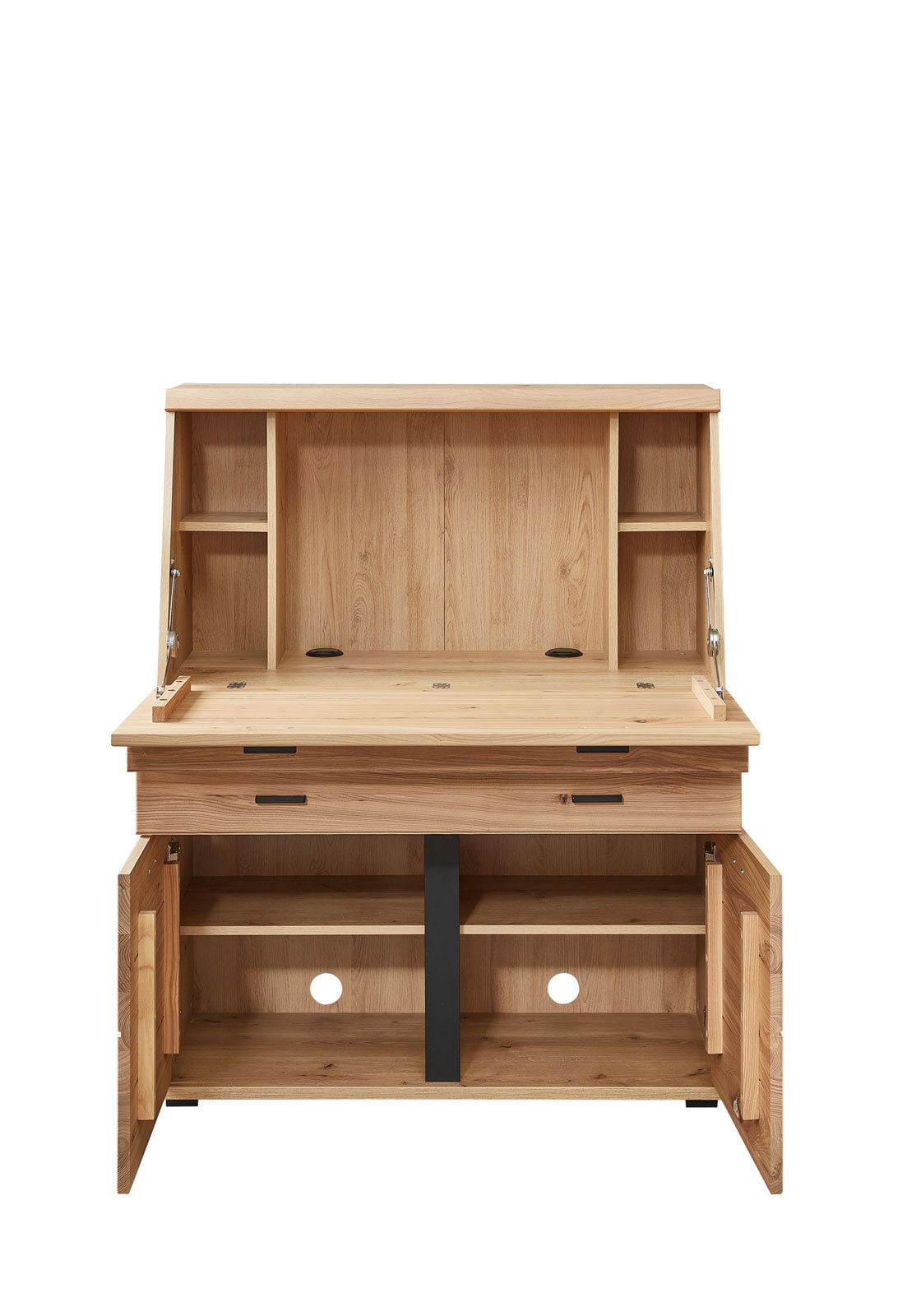 Sekretär Sonos II Front Altesche massiv gebürstet 98 x 124 x 38 cm