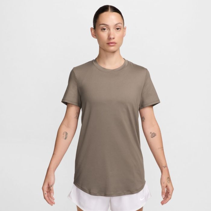 Nike Dame T-shirts One Maternity Short Sleeve Tee Brun