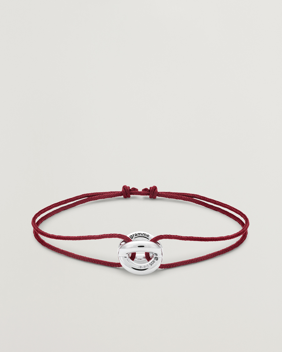 LE GRAMME Entrelacs Cord Bracelet Sterling Silver 3g