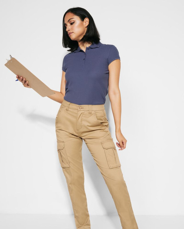 Roly PA8407 - DAILY WOMAN STRETCH Pantalon femme avec élasthanne pour une plus grande liberté de mouvement