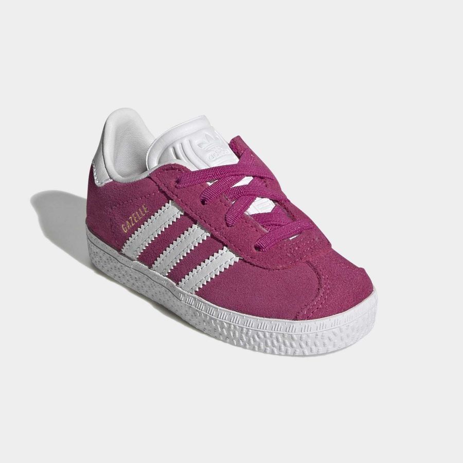 Adidas Original Gazelle Comfort Closure Elastic Laces Shoes Kids