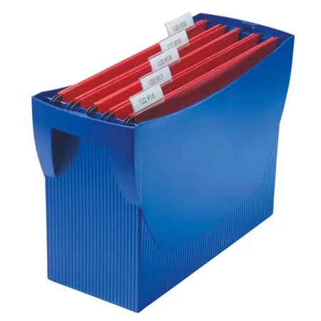 HAN Hängemappenbox SWING, für ca. 20 Mappen, 390 x 260 x 150 mm, blau