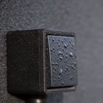 Niko Hydro Spatwaterdicht Stopcontact Zwart