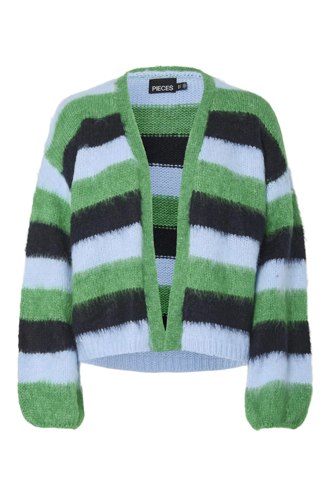 Pieces Pcficca Ls Loose Knit Cardigan Fsy 4752745 fern green navy blazer cashmere blue