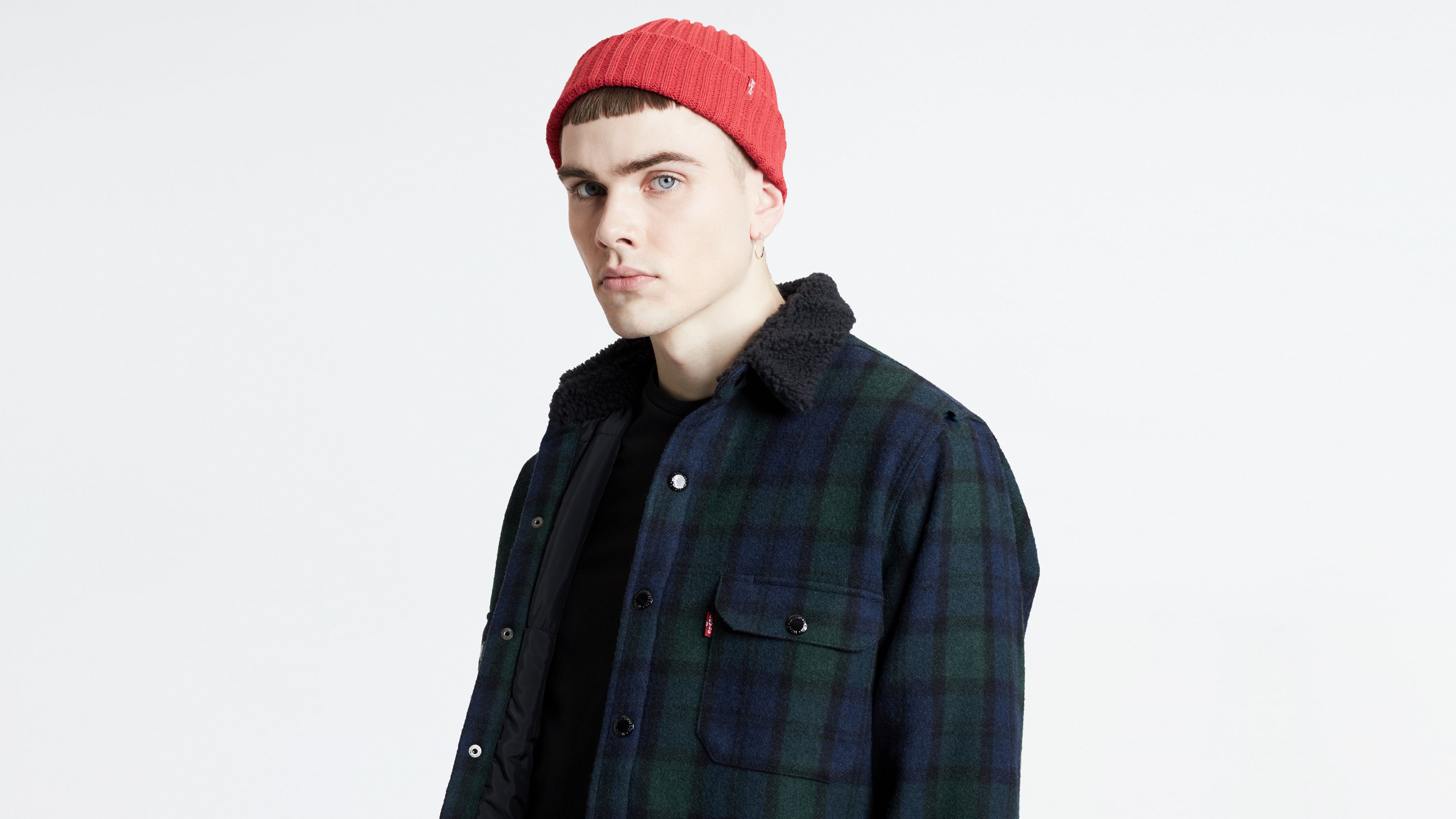 Bonnet côtelé Levi's® - Brilliant Red - Rouge