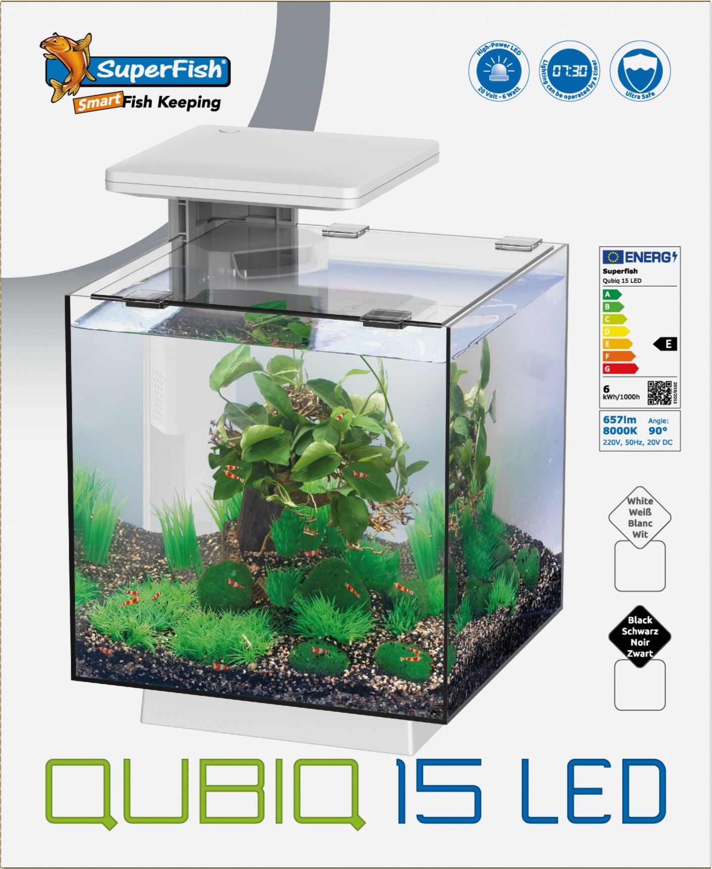 Qubiq 15 LED Wit