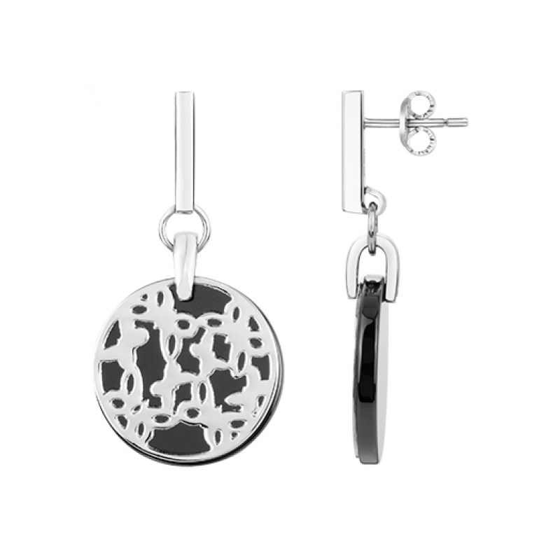 Boucles d'oreilles pendantes en Acier