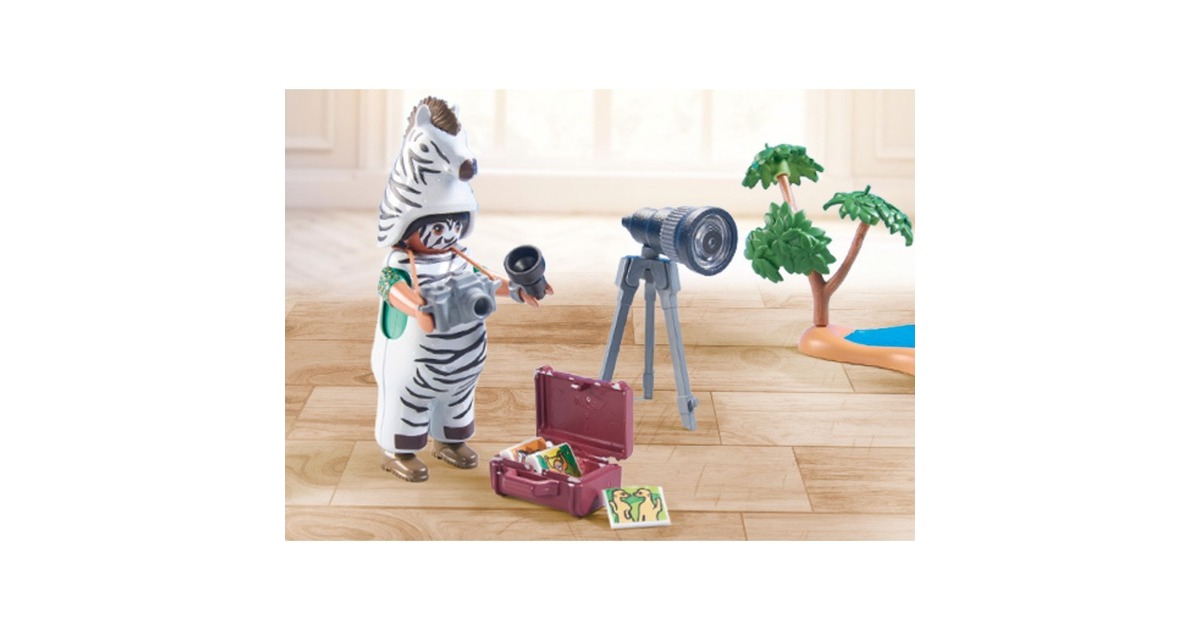 PLAYMOBILWiltopia - Onderweg met de dierenfotograaf Constructiespeelgoed
