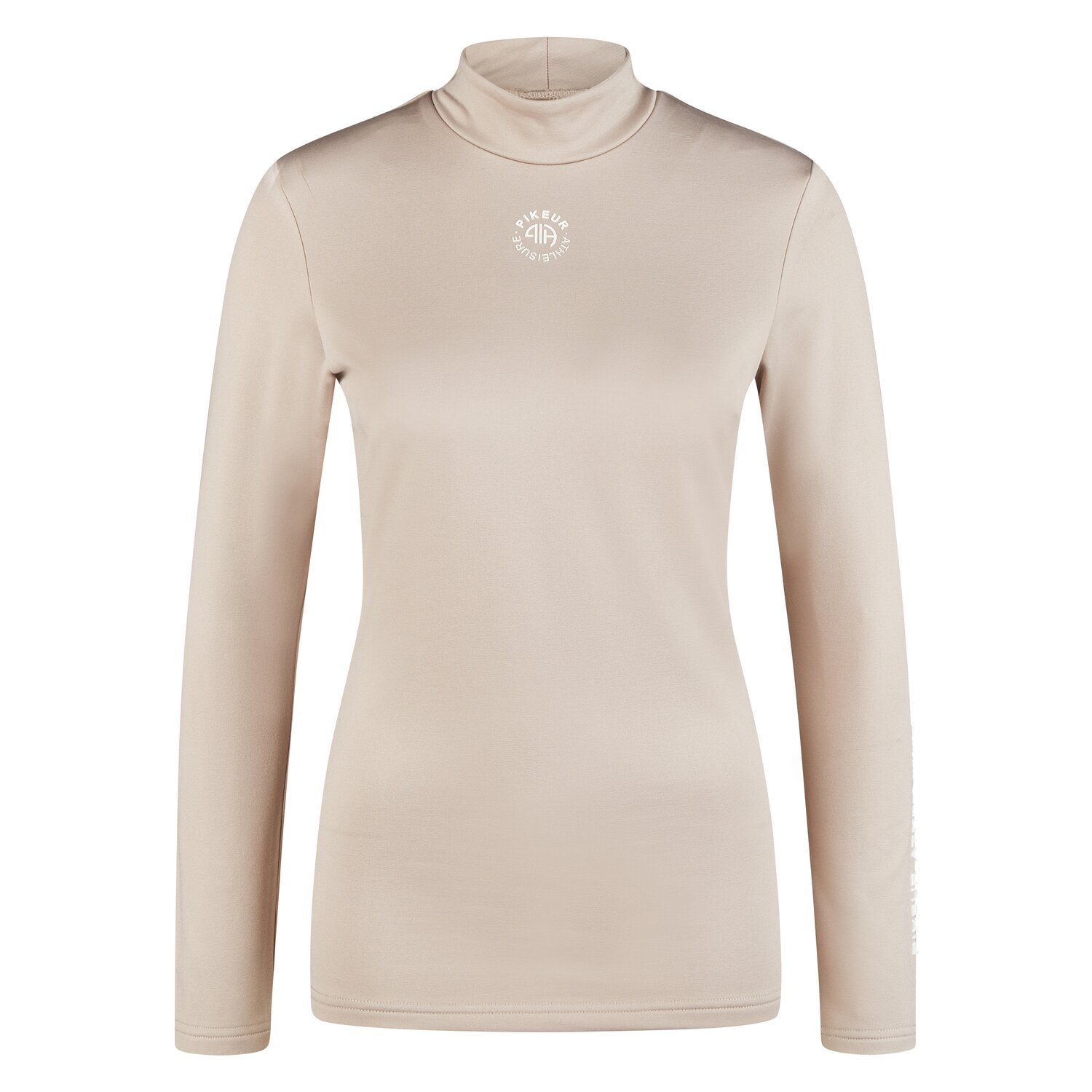 PIKEUR Athleisure Funktions-Shirt mit Stehkragen  - sandstorm