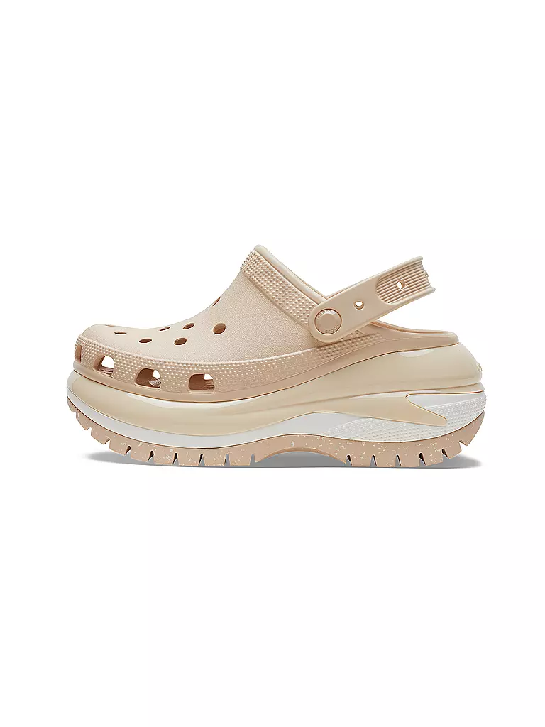 CROCS Pantoletten MEGA CRUSH CLOG beige