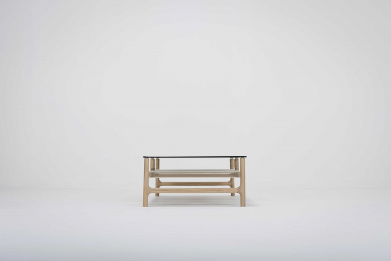 Gazzda Fawn coffee tafel 120x60 whitewash smoked grey