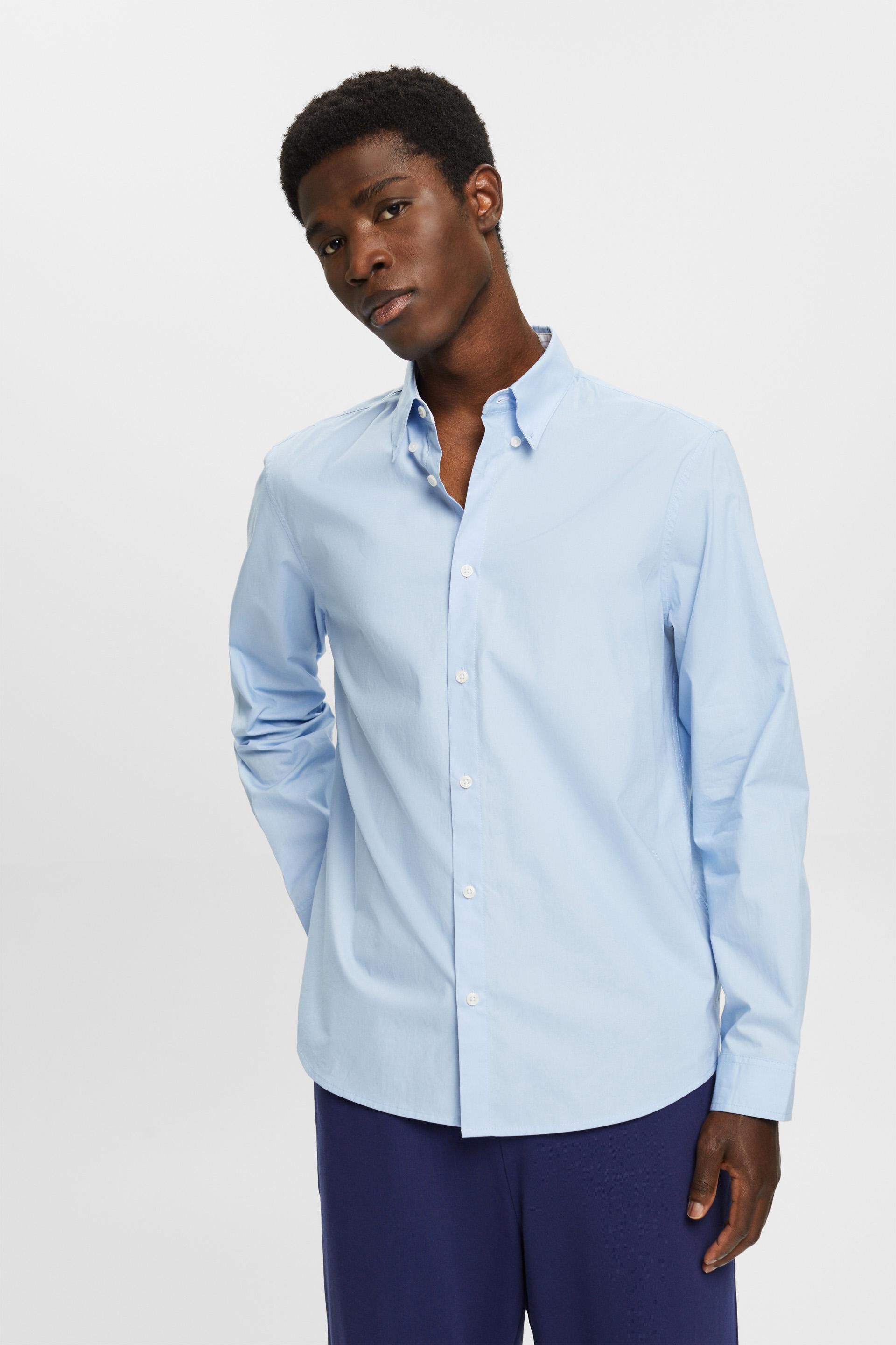 Chemise à col boutonné