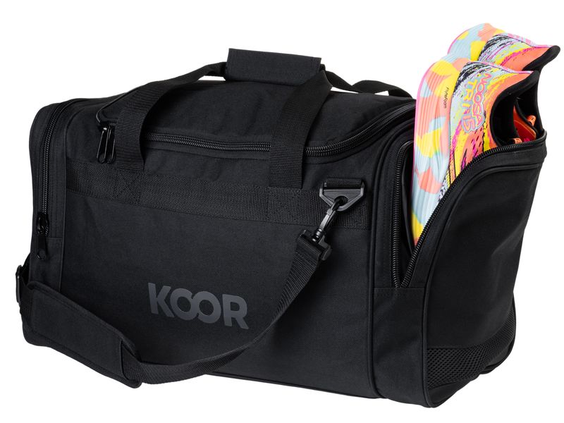 KOOR Sporttasche 35 l, Schwarz Tasche mit Schuhfach