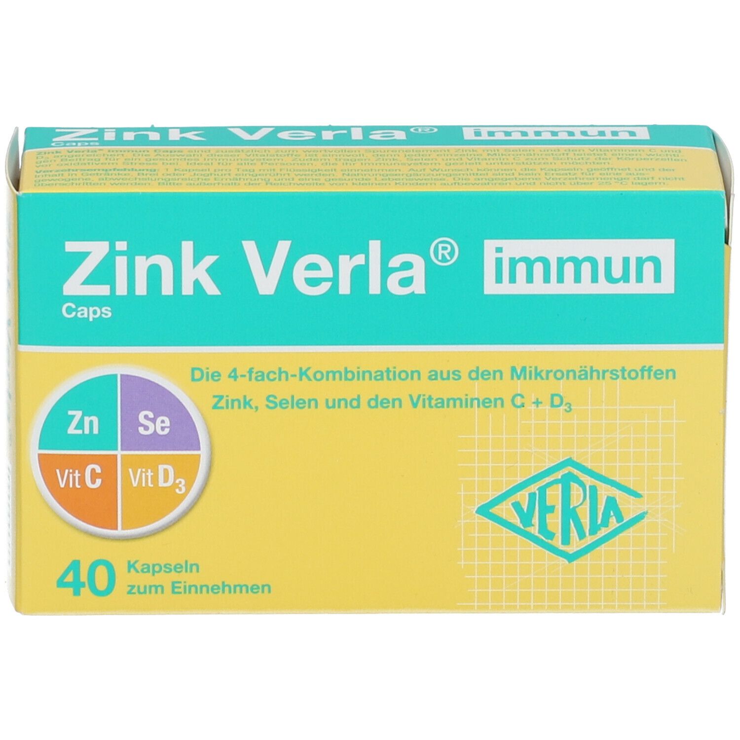 Zink Verla® immun Caps
